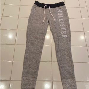 hollister light grey sweats